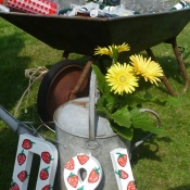 Wheel barrow and accessories
